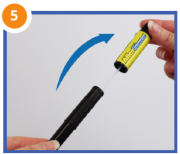 AllerGiene — stap 5: Swab uitnemen op de monsternameplek
